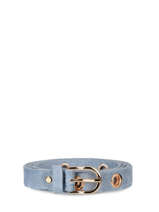 Damesriem Velvet Sude Leder Milano Blauw velvet VE21122