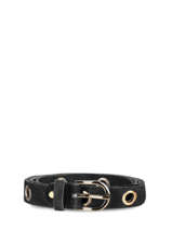 Ceinture Femme Velvet Cuir Milano Noir velvet VE21122