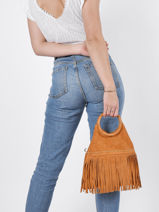 Sac  Main Velvet Cuir Milano Marron velvet VE21123-vue-porte