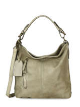 Sac  Main Dewashed Cuir Milano Vert dewashed DE20072