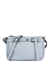 Sac Bandouli�re Caviar Cuir Milano Bleu caviar G1421N