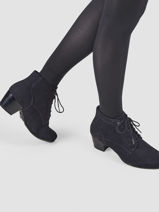 Veterschoenen Tamaris Zwart chaussures a lacets 25115-27-vue-porte