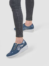 Sneakers precilia perf uit leder-MEPHISTO-vue-porte
