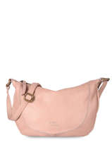 Sac Bandoulire Cow Cuir Basilic pepper Rose cow BCOW43