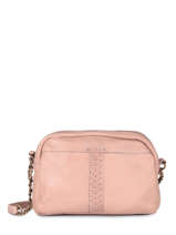 Cross Body Tas Cow Leder Basilic pepper Roze cow BCOW45