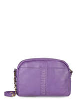 Sac Bandoulire Cow Cuir Basilic pepper Violet cow BCOW45
