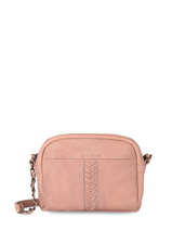 Sac Bandoulire Cow Cuir Basilic pepper Rose cow - 00BCOW46
