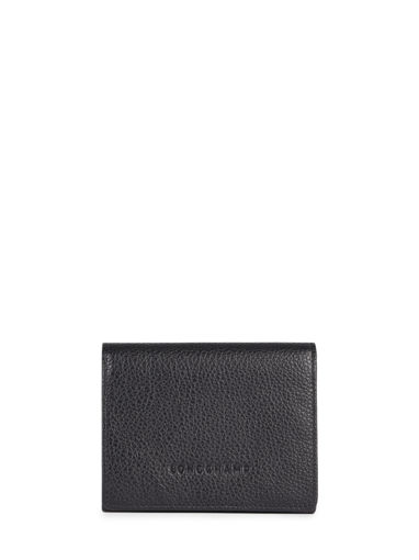 Longchamp Le foulonn� Portefeuille Noir
