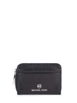 Porte-monnaie Jet Set Cuir Michael kors Noir jet set S1ST9Z1L