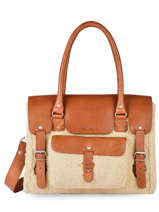Sac Port paule Rive Gauche M Himalaya Cuir Paul marius Marron himalaya RIVGMHIM