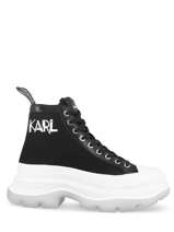 Platform Sneakers Luna Art Deco Karl lagerfeld Zwart women KL42951