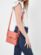 Sac Bandoulire Galaxy Cuir Basilic pepper Orange galaxy BGAX01-vue-porte