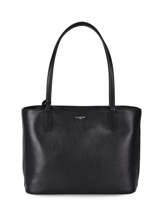Sac Port paule Louise Cuir Le tanneur Noir louise TLOS1651