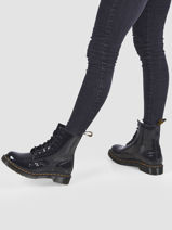 Bottines 1460 lamper leopard en cuir-DR MARTENS-vue-porte