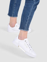 Sneakers uit leder th elevated-TOMMY HILFIGER-vue-porte
