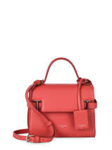 Sac Bandoulire Emilie Cuir Le tanneur Rose emily TEMI1001