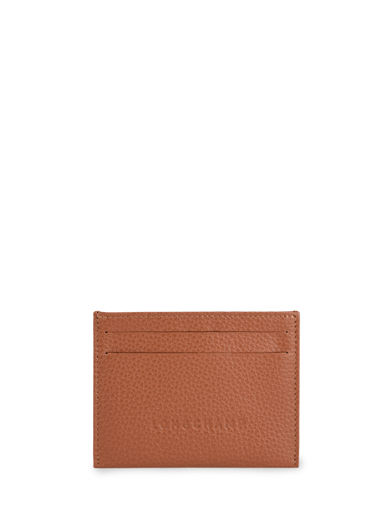 Longchamp Le foulonné Porte billets/cartes Marron