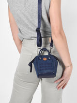 Sac Bandoulire Nano Cabaia Bleu adventurer NANO-vue-porte