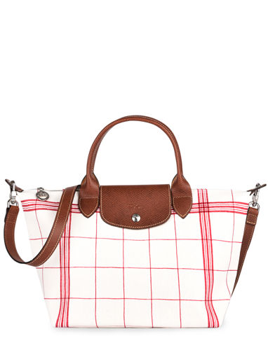 Longchamp Le pliage torchon Sac port main Rouge