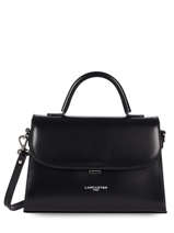 Sac Bandoulire M Suave Cuir Lancaster Noir suave even 17