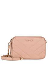 Sac Bandoulire Soft Matelass Cuir Lancaster Rose soft matelasse 22