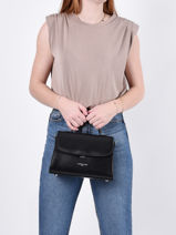 Sac Bandouli�re M Suave Cuir Lancaster Beige suave even 17-vue-porte