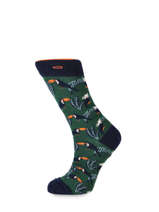 Chaussettes Cabaia Vert socks men ALI