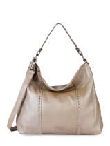 Sac  Main Metallic Cuir Basilic pepper Marron metallic BMET40