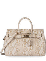 Handtas Bryan Python Mac douglas Beige bryan python X