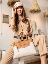 Sac Port Main Warren Cuir Michael kors Beige warren H1GWRS2B