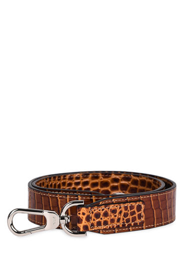 Longchamp Roseau Croco Juwelen Bruin