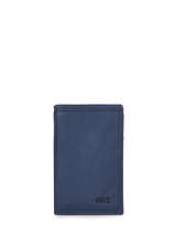 Porte-cartes Cuir Cuir Petit prix cuir Bleu elegance SA907