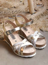 Sandalen met sleehak lanny leder-MEPHISTO