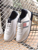 Sneakers en cuir-TOMMY HILFIGER