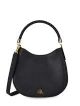 Sac Bandoulire Charli Cuir Lauren ralph lauren Noir charli 31852113