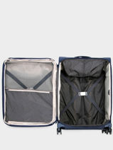 Soepele Reiskoffer Airea Samsonite Blauw airea 1820148-vue-porte
