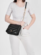 Sac Bandoulire Twin Bag Maxi Quilt Cuir Pinko love bag puff 1P22GT-vue-porte