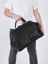 Sac Docteur Foulonn� Cuir Etrier Noir foulonne EFOU816M-vue-porte