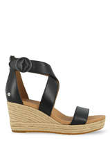 Sleehak sandalen hylda tan-UGG