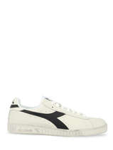 Sneakers Game Low Waxed Uit Leder Diadora Wit unisex 90000060