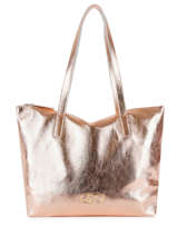 Sac Shopping Livia Iris Cuir Etrier Rose livia irise ELIR040M