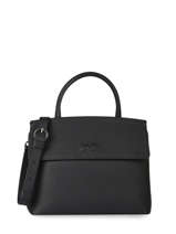 Sac Bandoulière Clarita Cuir Nathan baume Noir nathan 18
