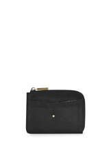 Portefeuille Macha Cuir Mila louise Noir vintage 3155X