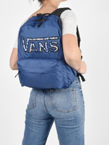 Rugzak Vans Blauw backpack VN0A3UI8-vue-porte