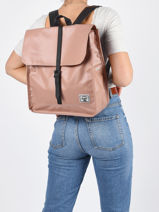 Sac  Dos Herschel Bleu weather resistant 10998-vue-porte