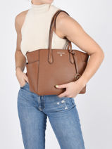 Sac  Main Marilyn Cuir Michael kors Marron marilyn S2G6AT2L-vue-porte