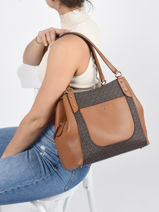 Sac Port paule Molly Logot Michael kors Beige molly S2G6ME3B-vue-porte