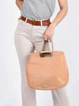 Sac Port Main Gardenia Woomen Orange gardenia WGAR05-vue-porte