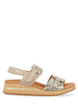 Sandalen met platformzool jade leder-MEPHISTO