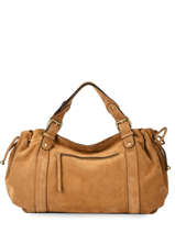 Sac Port paule 24h Folk Cuir Daim Gerard darel Marron folk DUS05407